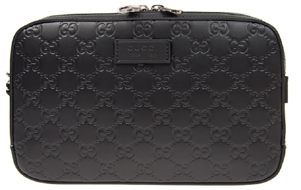 Túi Nam Gucci Logo-embossed Hand Bag 'Black' 475429-CWCBN-1000