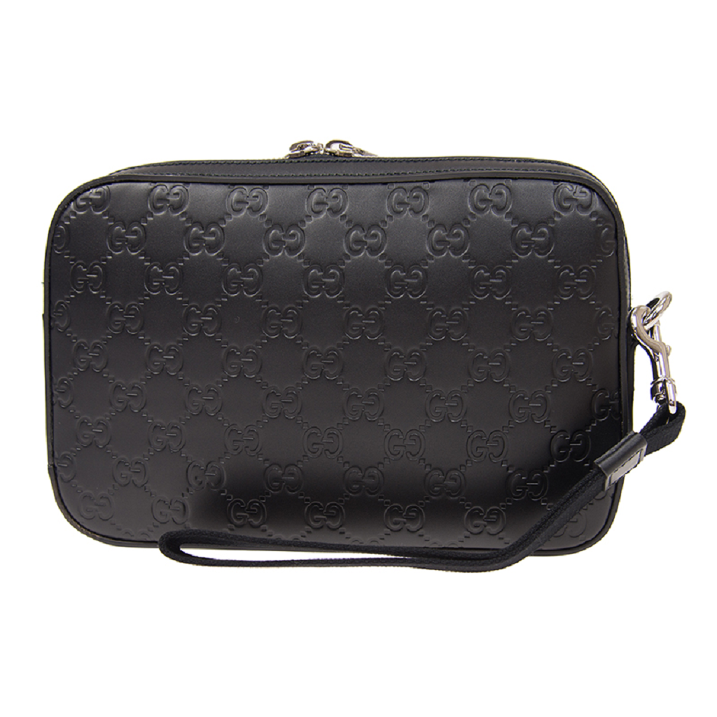 Túi Nam Gucci Logo-embossed Hand Bag 'Black' 475429-CWCBN-1000 - Ảnh 3