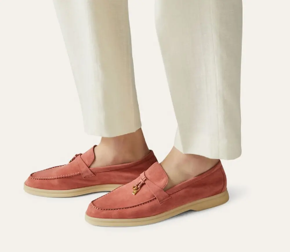 Alternative view of Giày Loro Piana Summer Charms Walk Loafer 'Pink'  FAE5444-303J