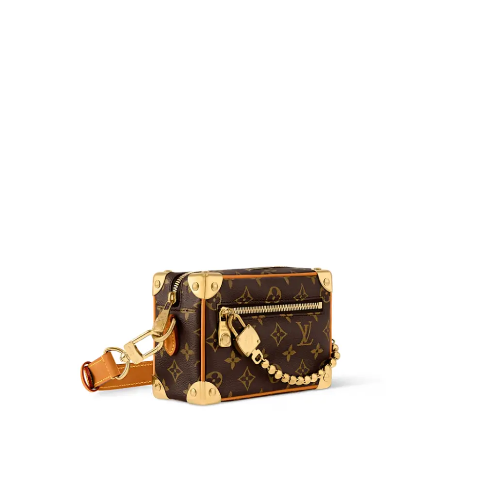 Túi Louis Vuitton Mini Soft Trunk Box Bag 'Brown' M14729 - Ảnh 3