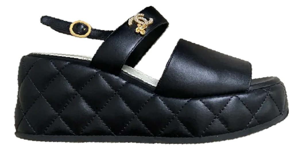 Dép Chanel Mark Platform A Cute Flower 'Black' G45547-X01000-94305