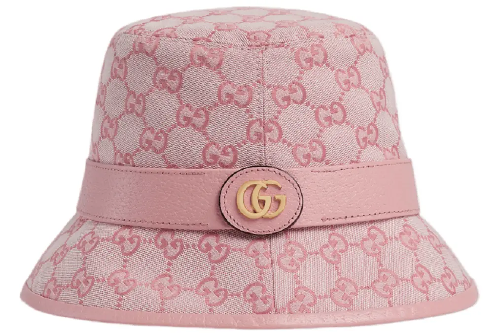 Mũ Gucci Canvas Bucket Hat 'Pink' 748476-4HG62-5872