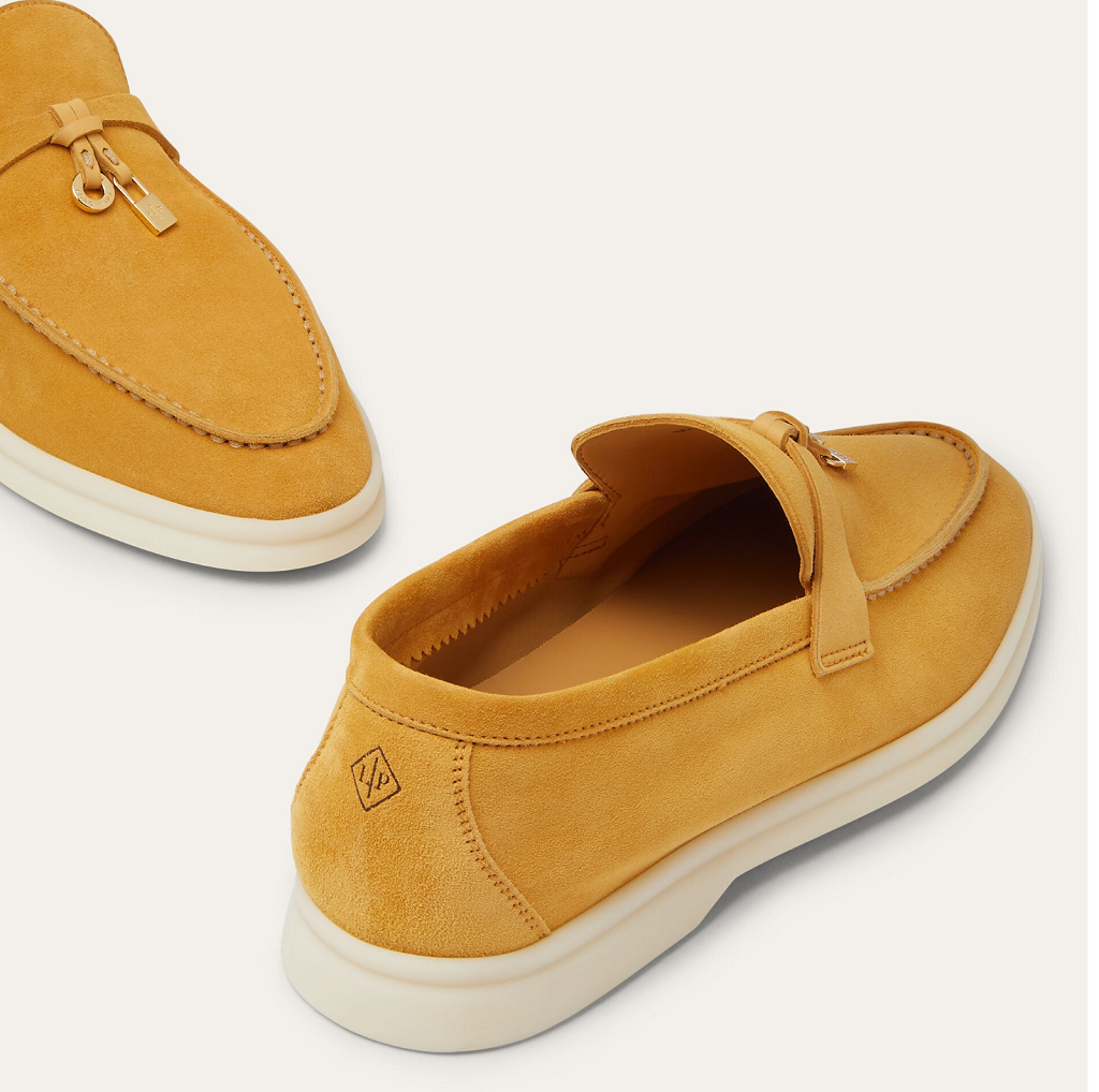 Giày Loro Piana Summer Charms Walk Loafer 'Yellow' FAE5444-20F7 - Ảnh 5