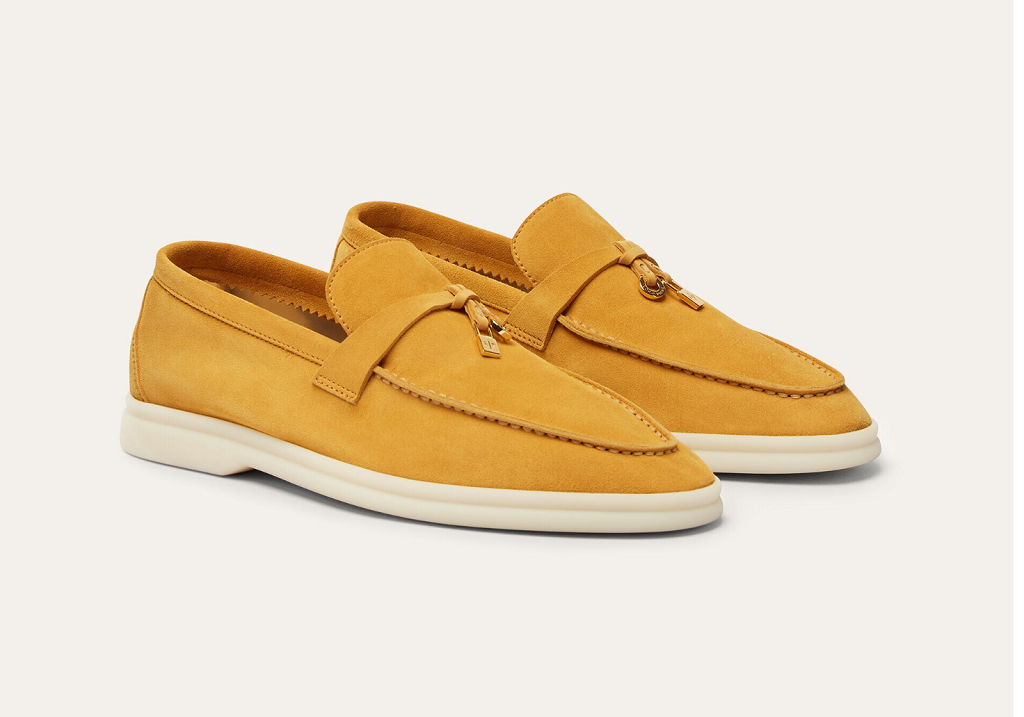 Giày Loro Piana Summer Charms Walk Loafer 'Yellow' FAE5444-20F7 - Ảnh 2