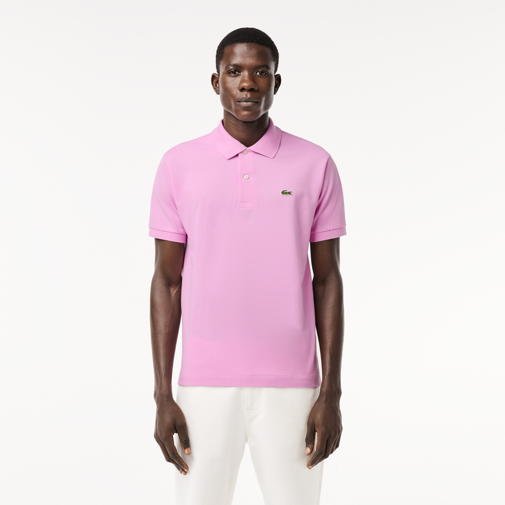 Alternative view of Áo Lacoste Classic Petit Piqué Cotton ‘Pink’ L1212-51-IXV