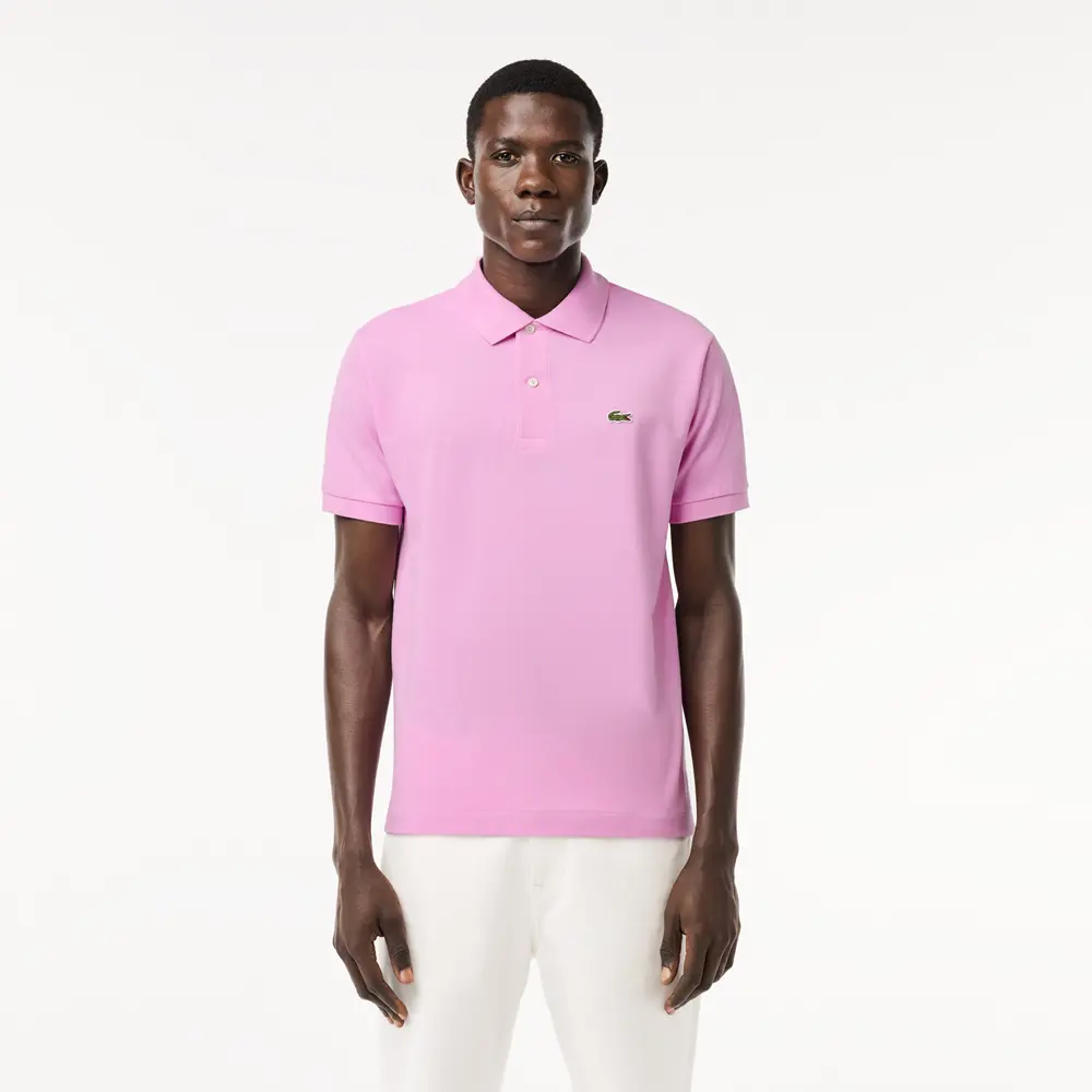 Áo Lacoste Classic Petit Piqué Cotton ‘Pink’ L1212-51-IXV - Ảnh 2