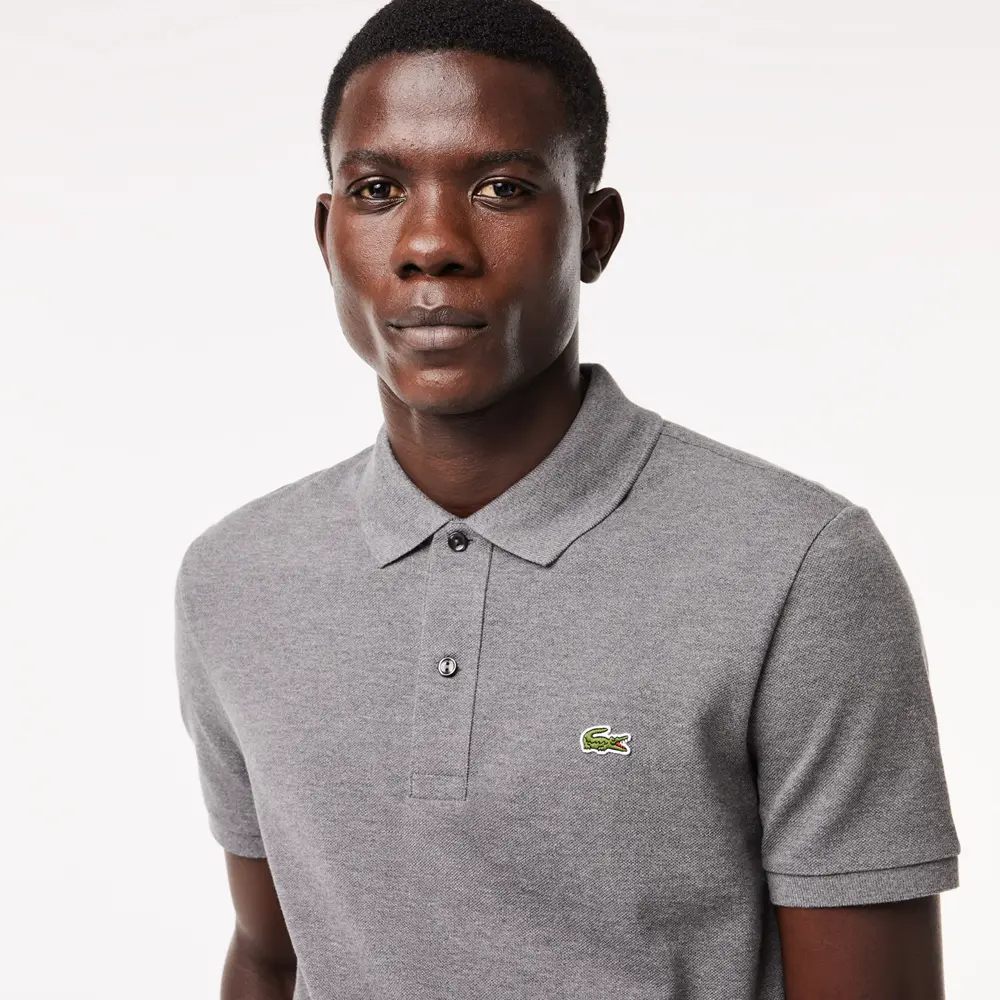 Áo Lacoste Slim Fit Polo ‘Grey’ PH4012-51-050 - Ảnh 4