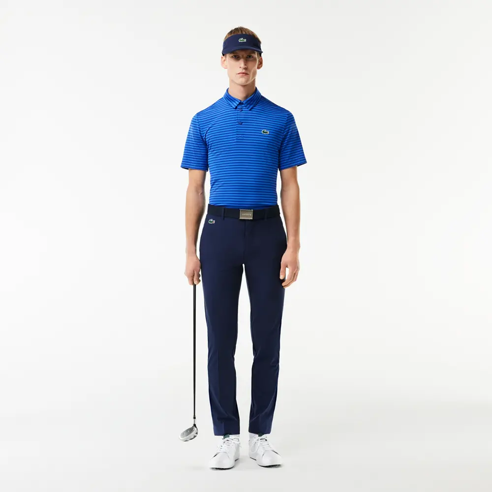 Áo Lacoste Ultra Dry Anti-UV Striped ‘Navy Blue’ DH7418-51-IQ9 - Ảnh 3