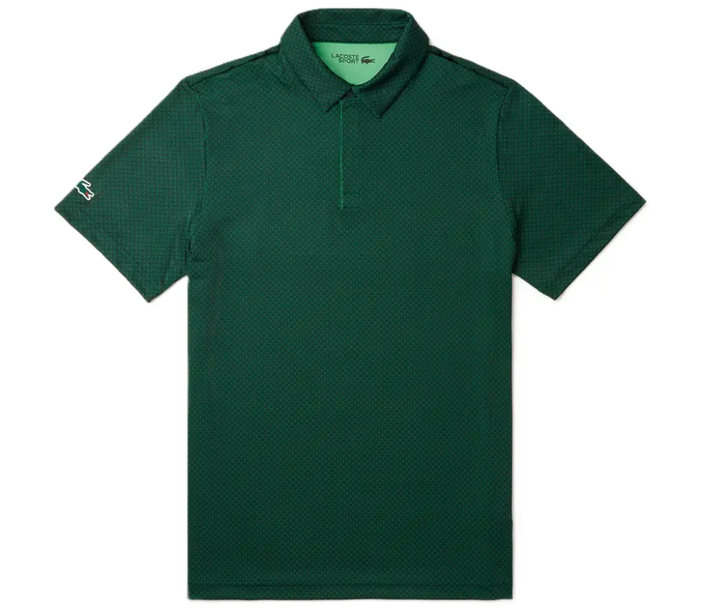 Áo Lacoste Mini Print Ultra Dry Golf ‘Green’ DH7493-51-IGV