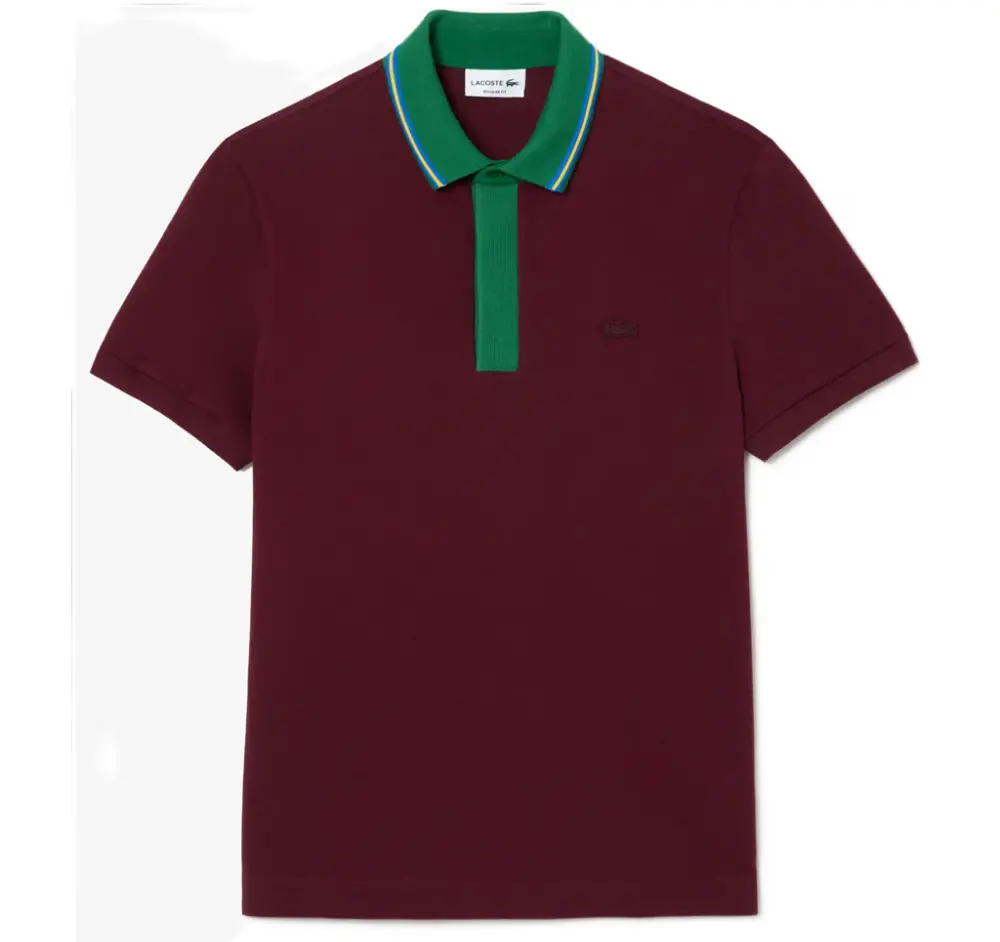 Áo Lacoste Regular Fit ‘Dark Red’ PH1125-YUP