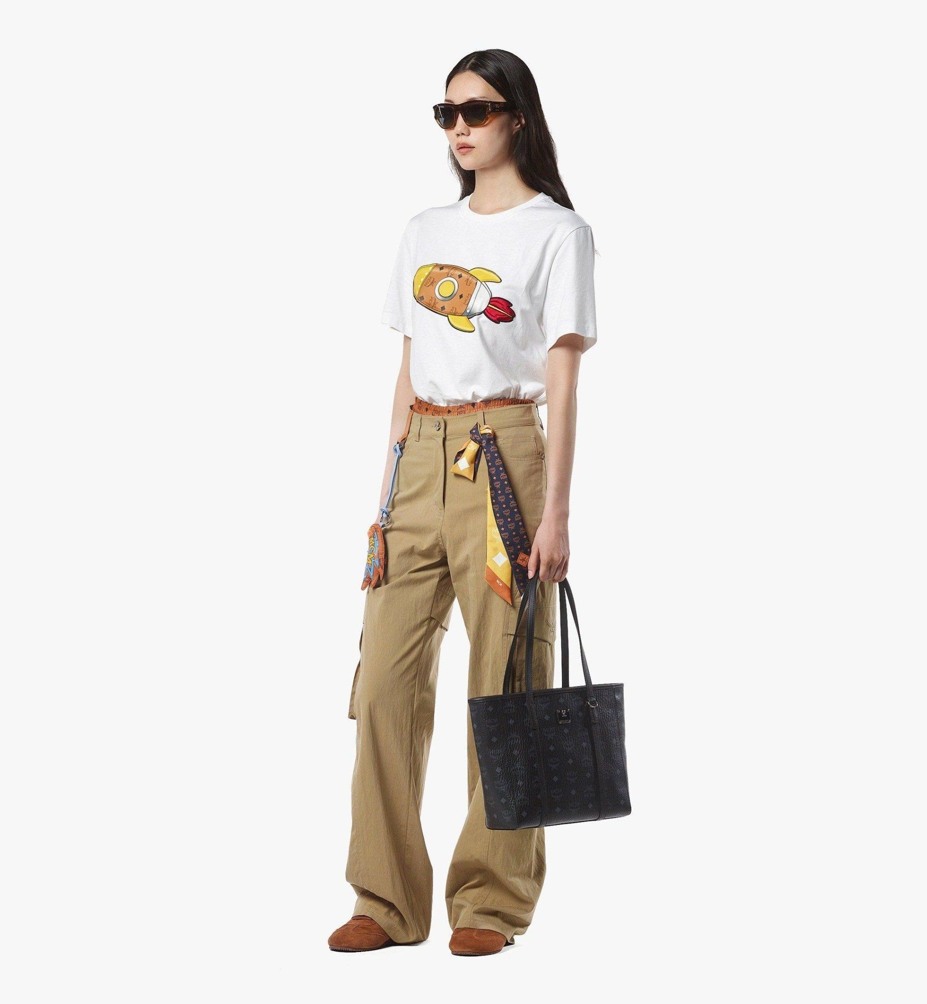 Túi MCM Toni Top-Zip Shopper 'Black' MWPFSMT02BK001 - Ảnh 3