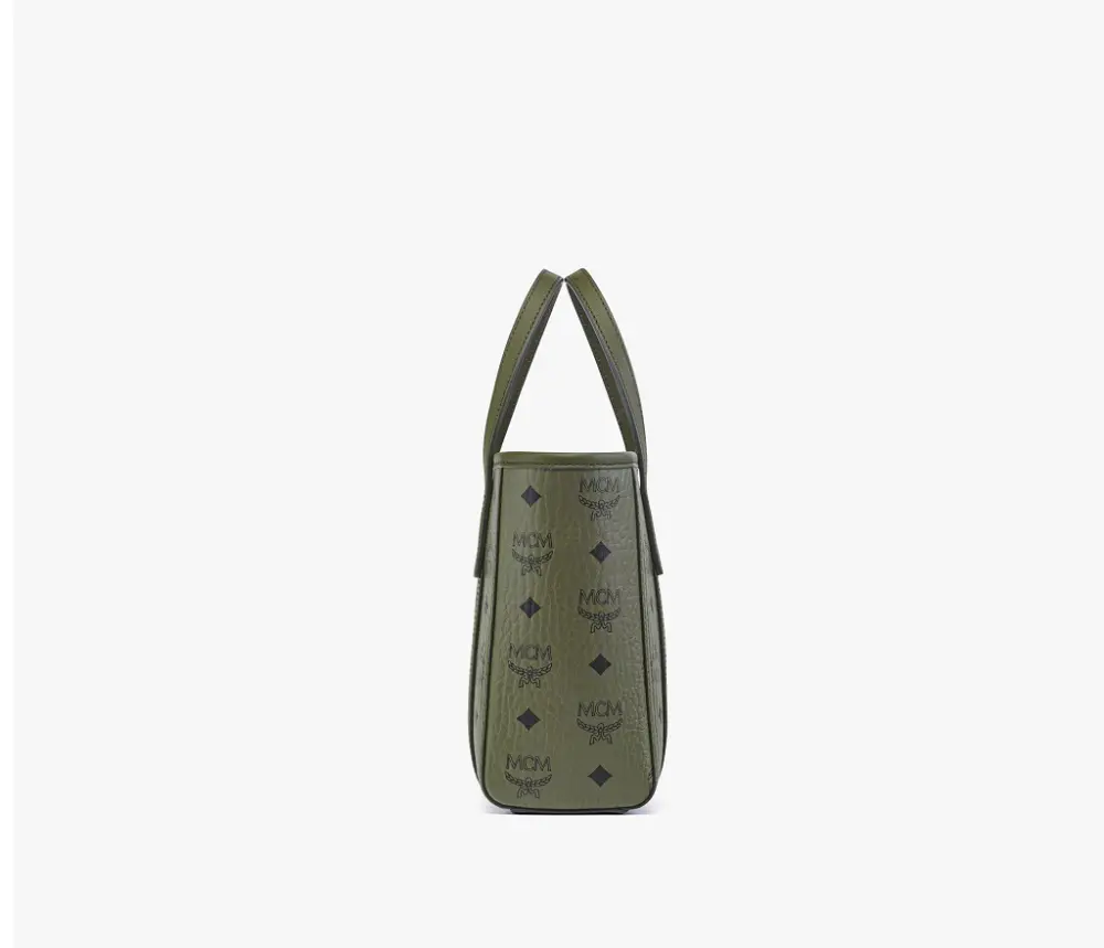 Túi MCM Toni Top-Zip Shopper 'Khaki Moss' MWPFAMT08K8001 - Ảnh 3