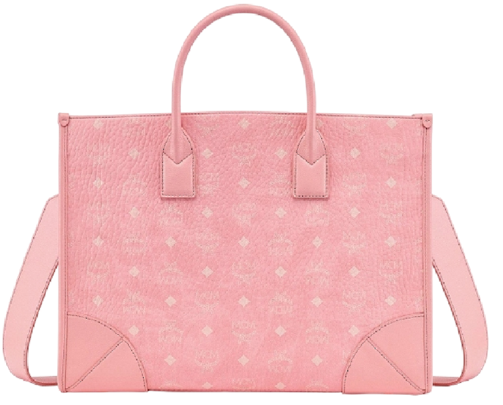 Túi MCM München Tote In Visetos 'Pink' MWTCSBO02QZ001