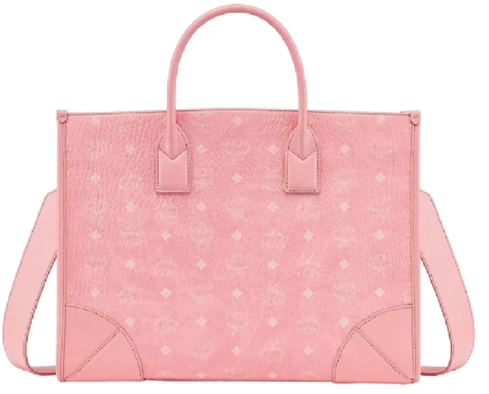 Túi MCM München Tote In Visetos 'Pink' MWTCSBO02QZ001
