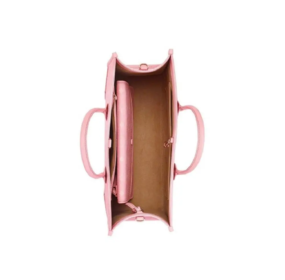 Alternative view of Túi MCM München Tote In Visetos 'Pink' MWTCSBO02QZ001