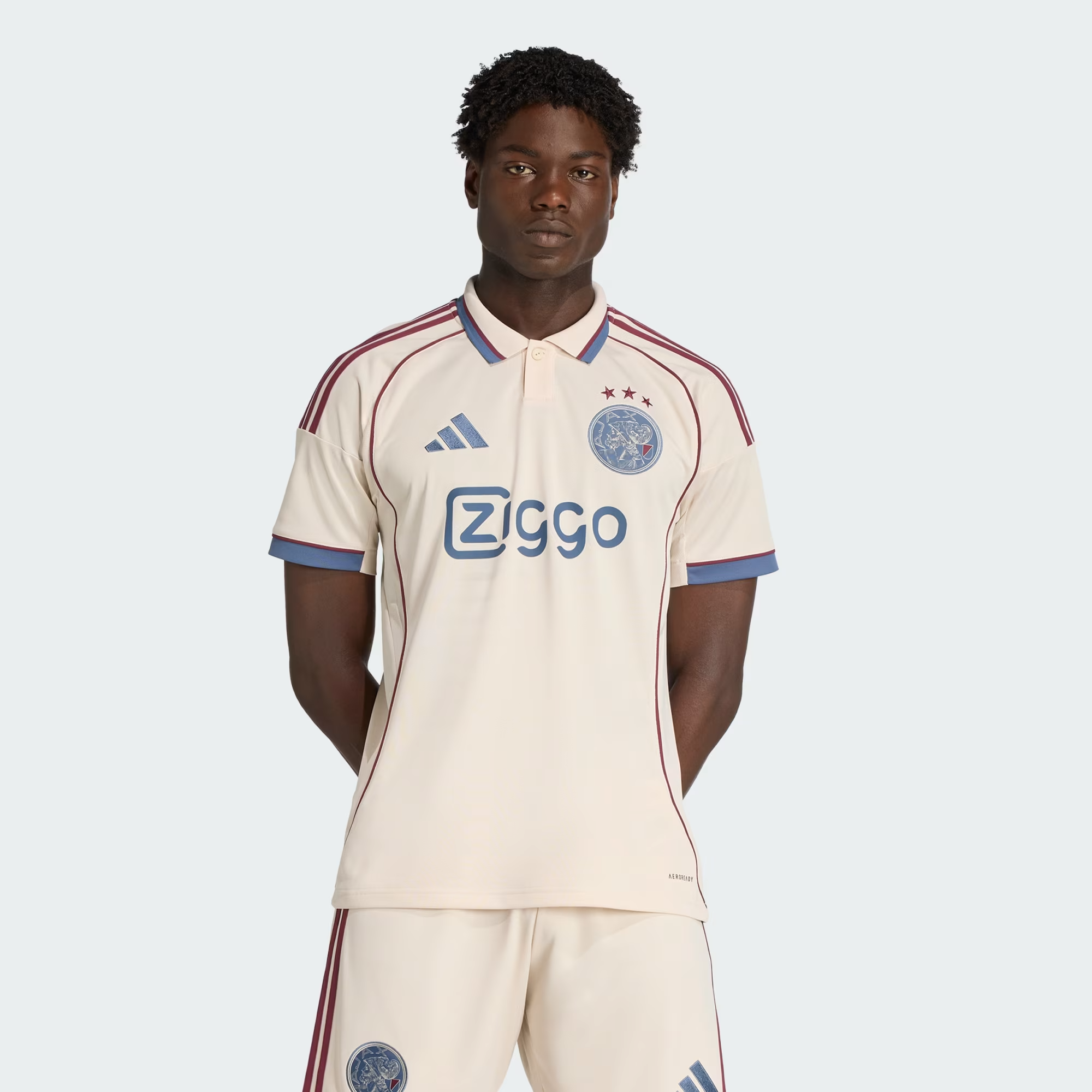 Áo Adidas Ajax Amsterdam SS25 25/26 ‘Ivory’ JP1446 - Ảnh 5