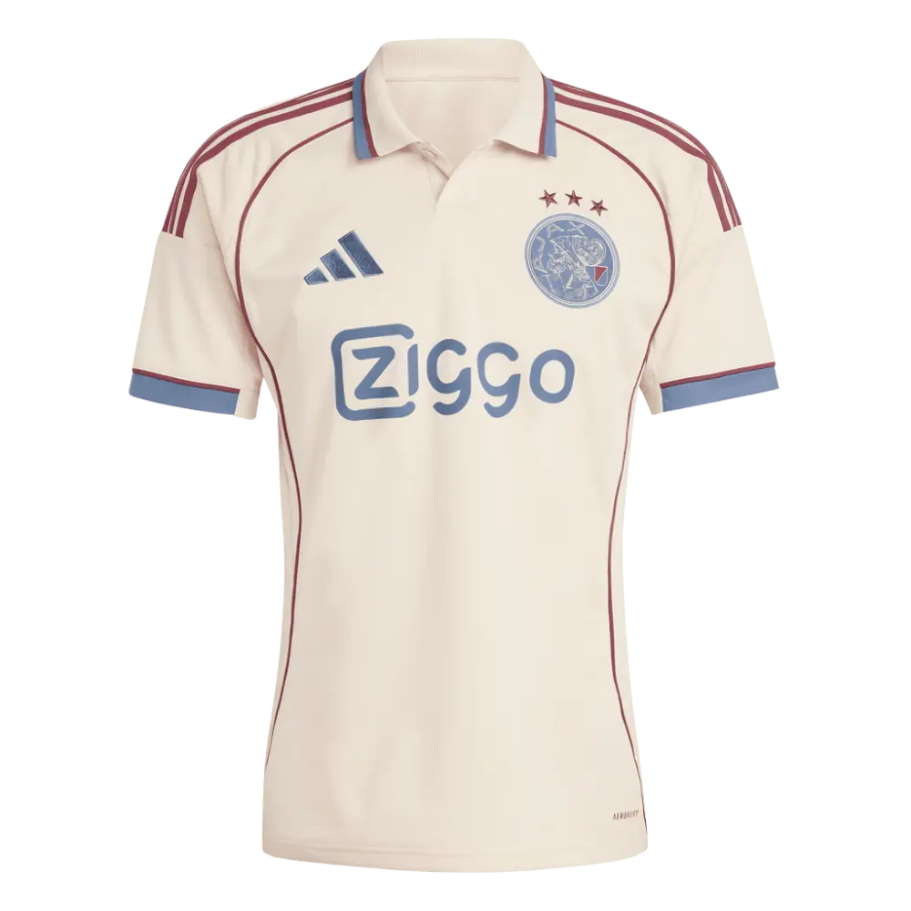 Áo Adidas Ajax Amsterdam SS25 25/26 ‘Ivory’ JP1446