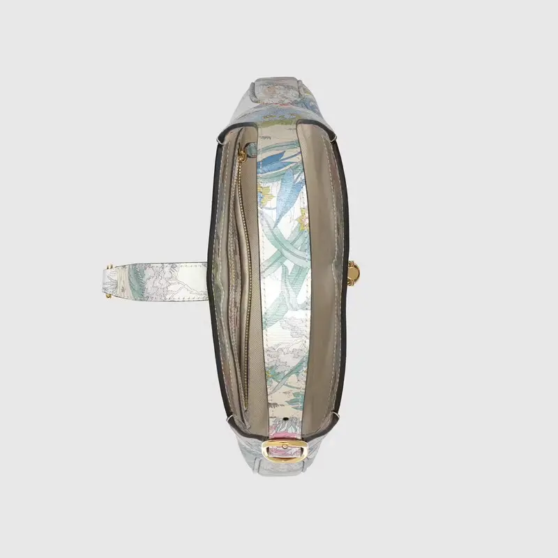 Túi Nữ Gucci Tiger Jackie 1961 Small Off White 'Multicolor' 636709-UTIAC-9270 - Ảnh 4