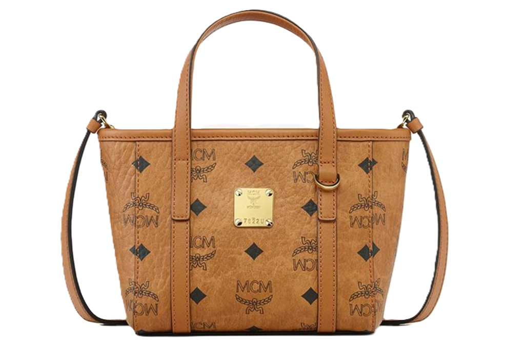 Túi MCM Toni Top-Zip Shopper in Visetos 'Cognac' MWPFSMT03CO001