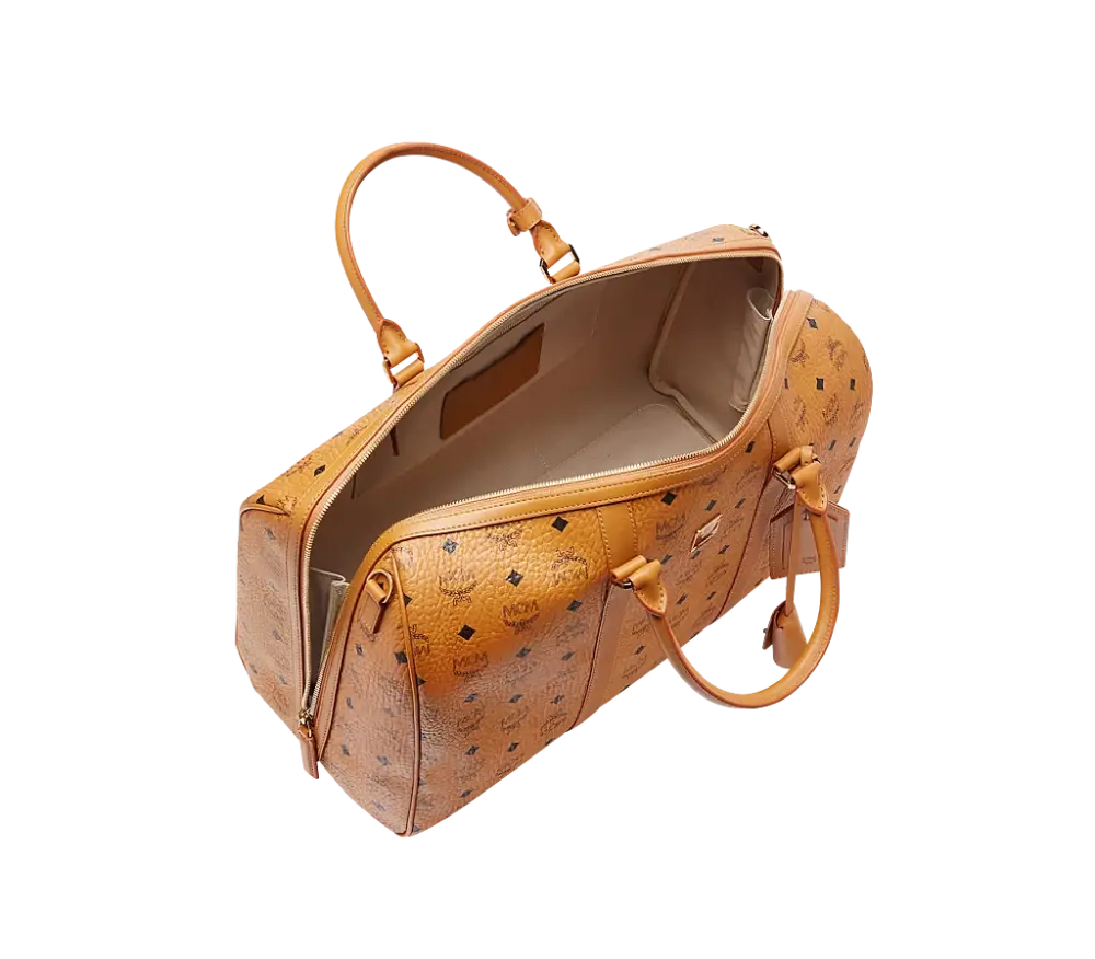 Túi MCM Traveler Weekender Bag in Visetos MMVAAVY03CO001 - Ảnh 3