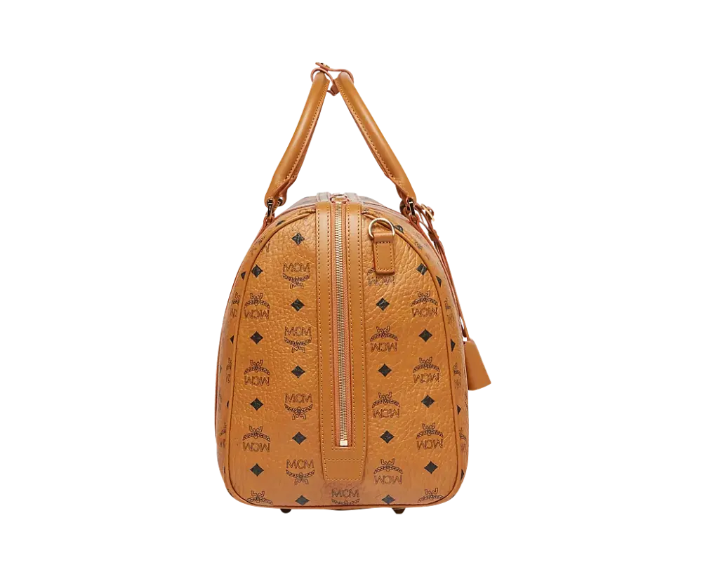Túi MCM Traveler Weekender Bag in Visetos MMVAAVY03CO001 - Ảnh 4