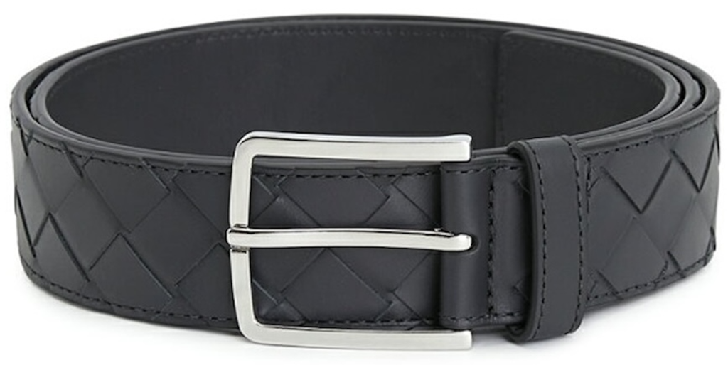 Thắt Lưng Nam Bottega Veneta Intrecciato Belt 'Black' 475599V47W01275