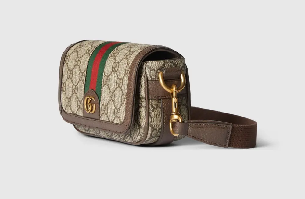 Túi Gucci Ophidia Super Mini Shoulder Bag 'Beige' 795466-FABIA-9741 - Ảnh 3