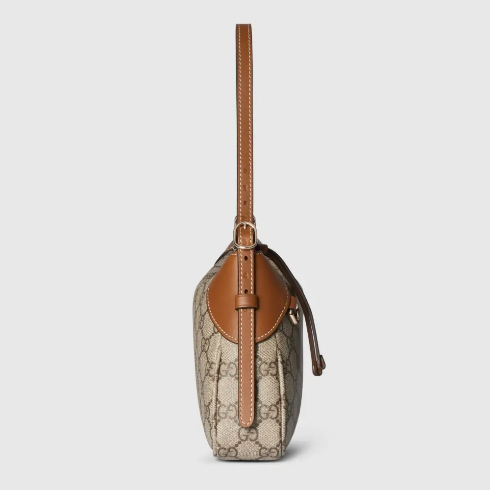 Túi Nữ Gucci GG Emblem Small Shoulder Bag 'Beige' 815218-FAEAA-9762 - Ảnh 3