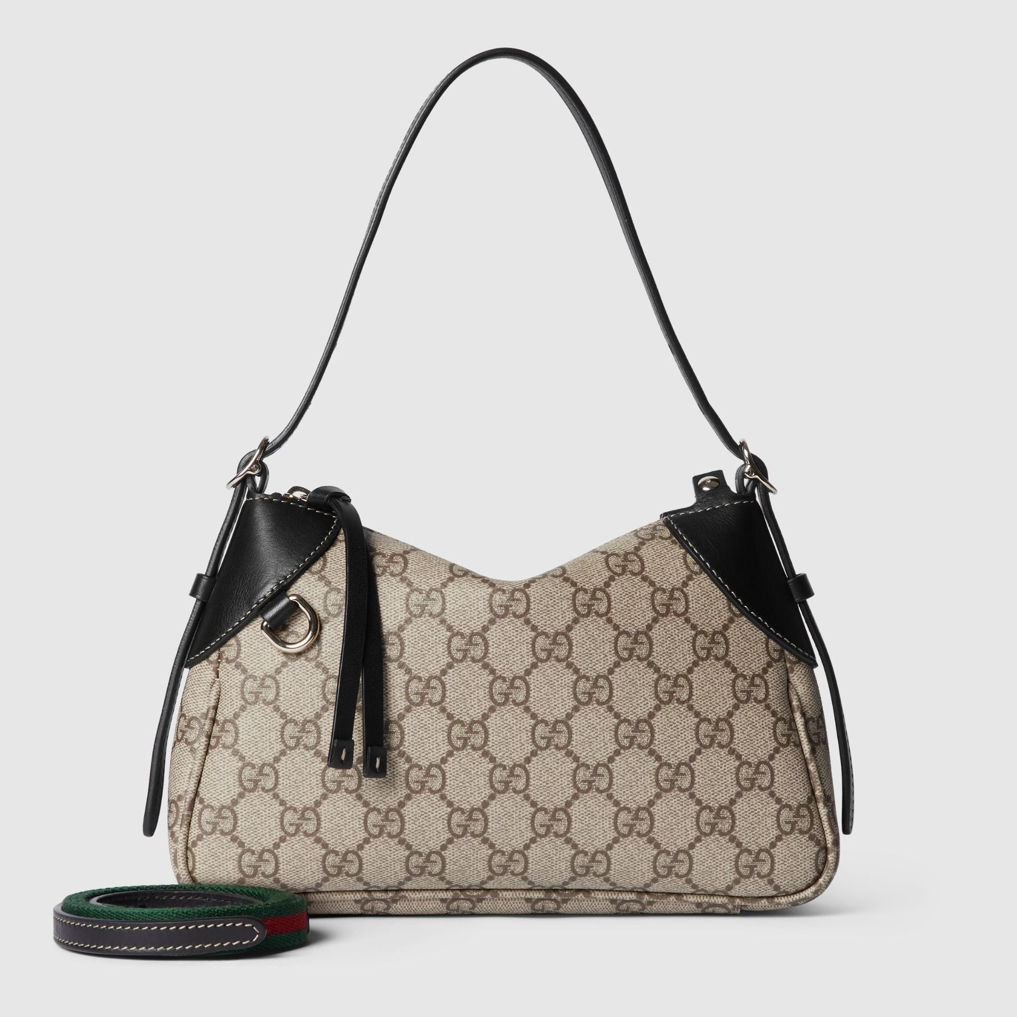 Túi Gucci GG Emblem Small Shoulder Bag 'Beige' 815218-FAEAA-9765 - Ảnh 7