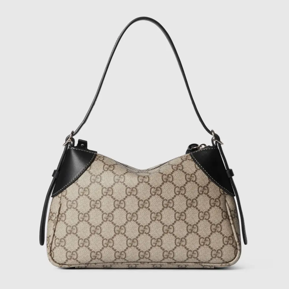 Túi Gucci GG Emblem Small Shoulder Bag 'Beige' 815218-FAEAA-9765 - Ảnh 5