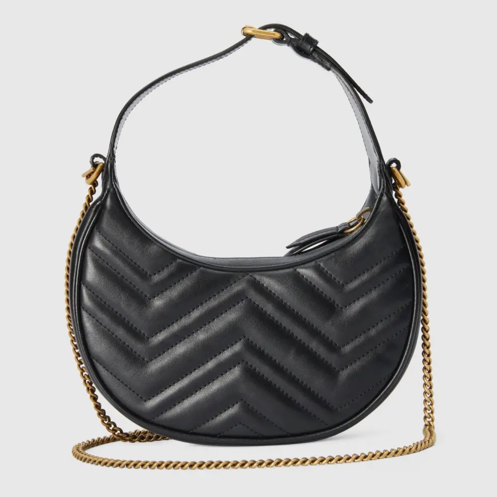 Túi Gucci GG Marmont Mini Shoulder Bag 'Black' 699514-DTDHT-1000 - Ảnh 6