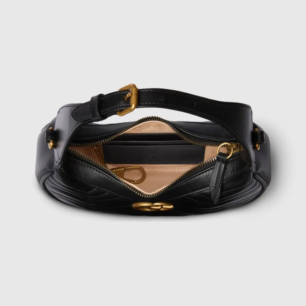 Alternative view of Túi Gucci GG Marmont Mini Shoulder Bag 'Black' 699514-DTDHT-1000
