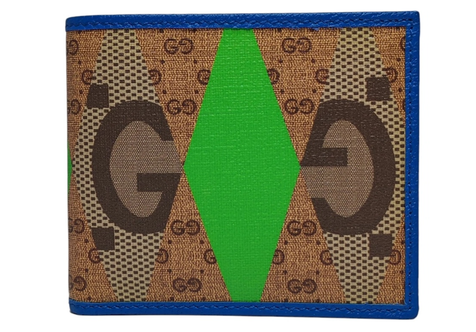 Ví Nam Gucci GG Diamond Print Bifold Wallet 'Brown' 671652-AABDC-9799