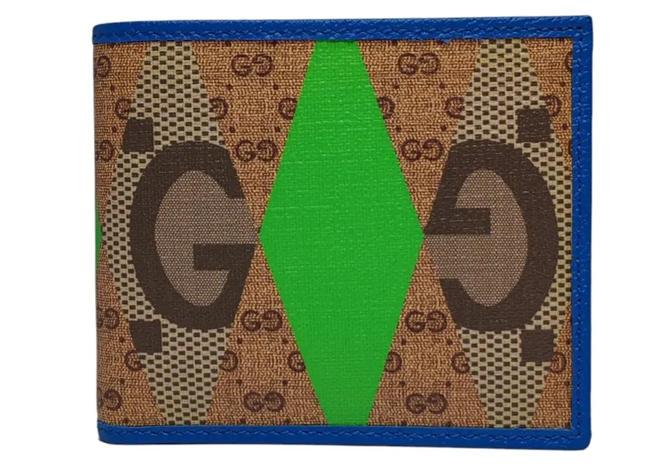 Ví Nam Gucci GG Diamond Print Bifold Wallet 'Brown' 671652-AABDC-9799