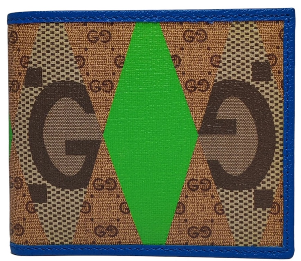 Ví Nam Gucci GG Diamond Print Bifold Wallet 'Brown' 671652-AABDC-9799