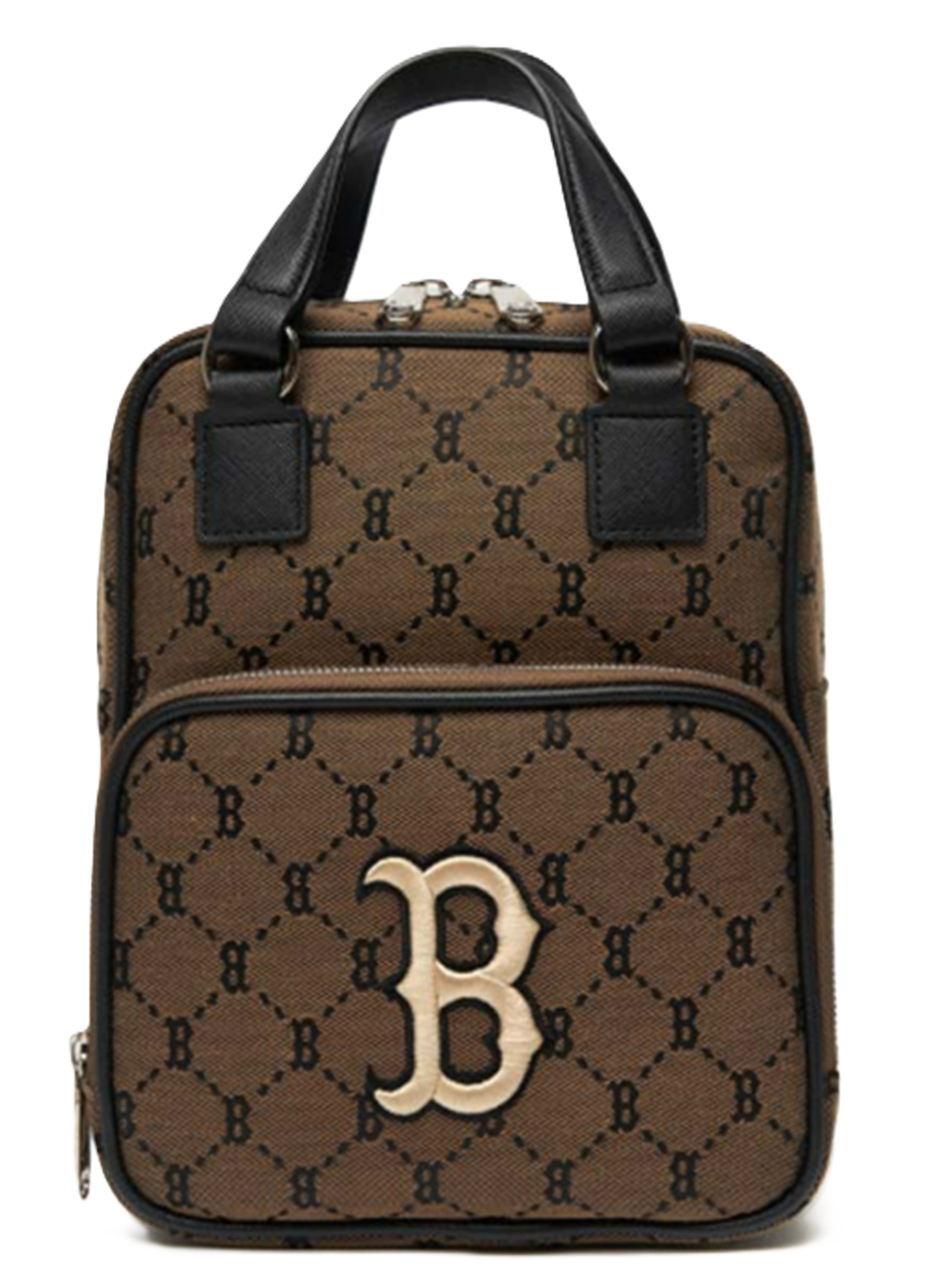 Túi MLB Monogram Diamond Jacquard ‘Dark Begie’ 3ABKS031N-43BGD