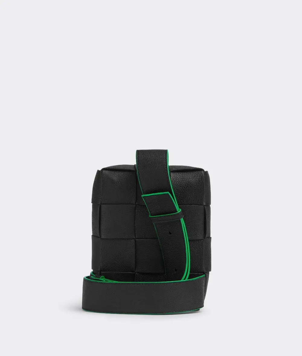 Túi Nam Bottega Veneta Cassette Sling Bag 'Black Parakeet' 710180V1Q711045 - Ảnh 4