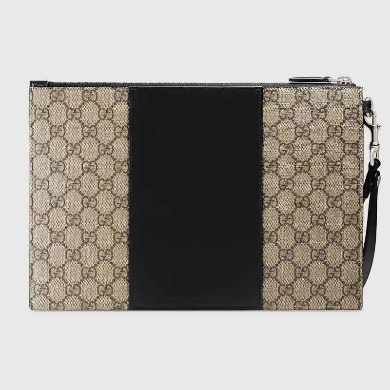Alternative view of Túi Gucci GG Supreme Pouch 'Beige' 495017-KGDHN-9769