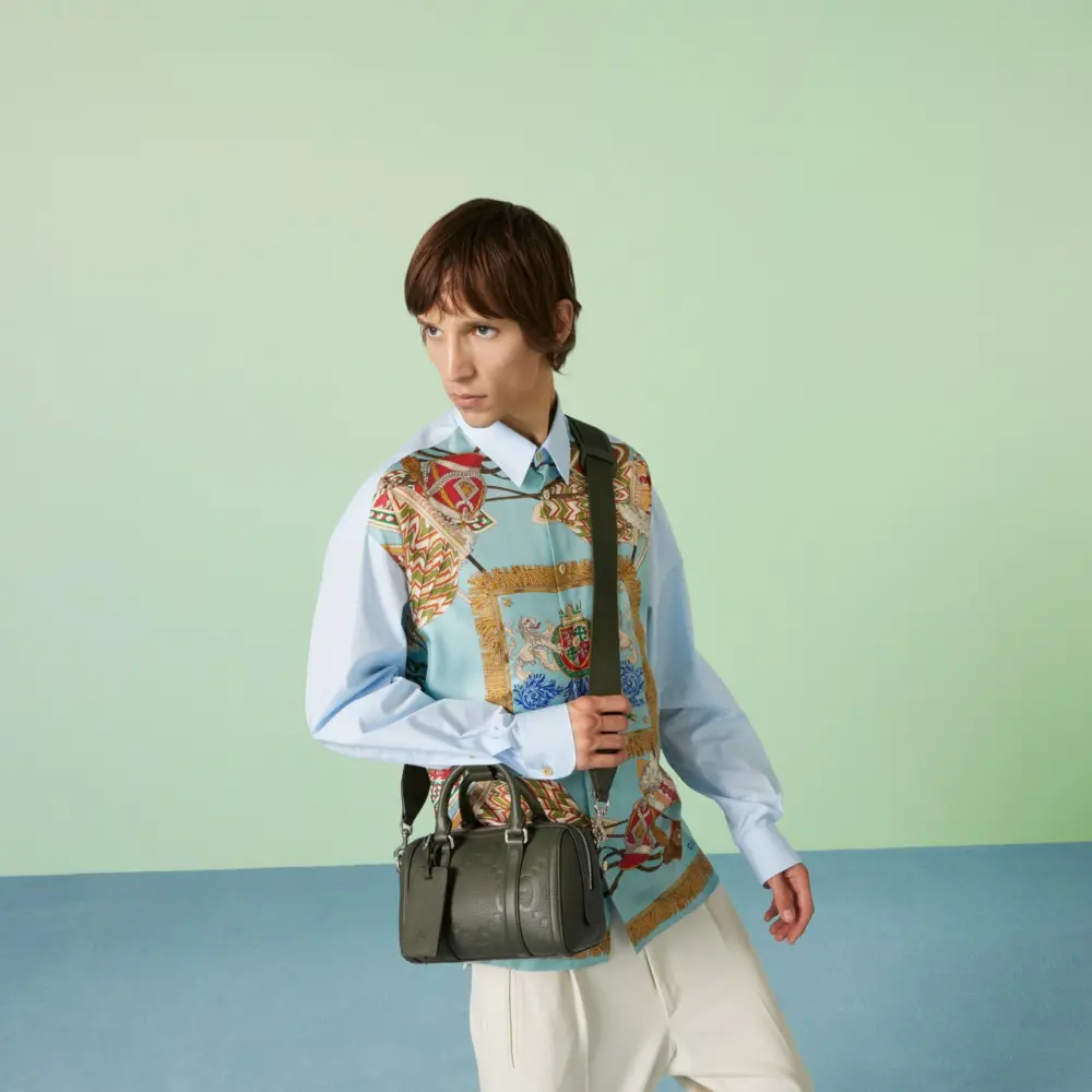 Túi Gucci Jumbo GG Mini Duffle Bag 'Dark Green' 725292-AABY7-3346 - Ảnh 6