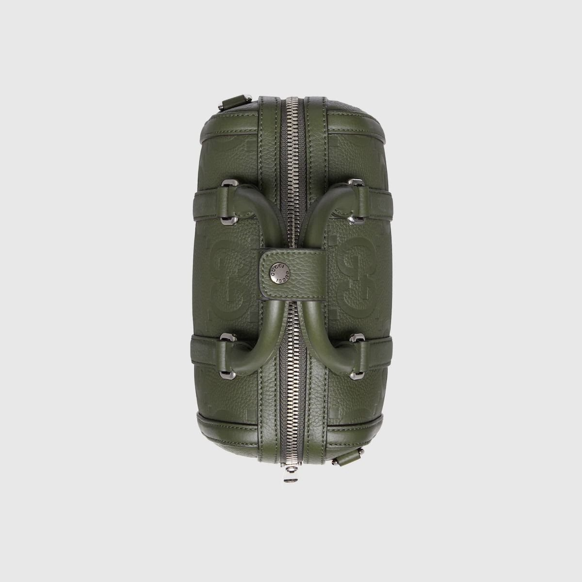 Túi Gucci Jumbo GG Mini Duffle Bag 'Dark Green' 725292-AABY7-3346 - Ảnh 4