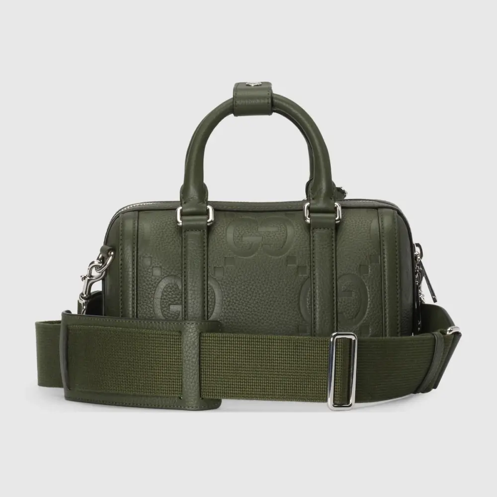 Alternative view of Túi Gucci Jumbo GG Mini Duffle Bag 'Dark Green' 725292-AABY7-3346