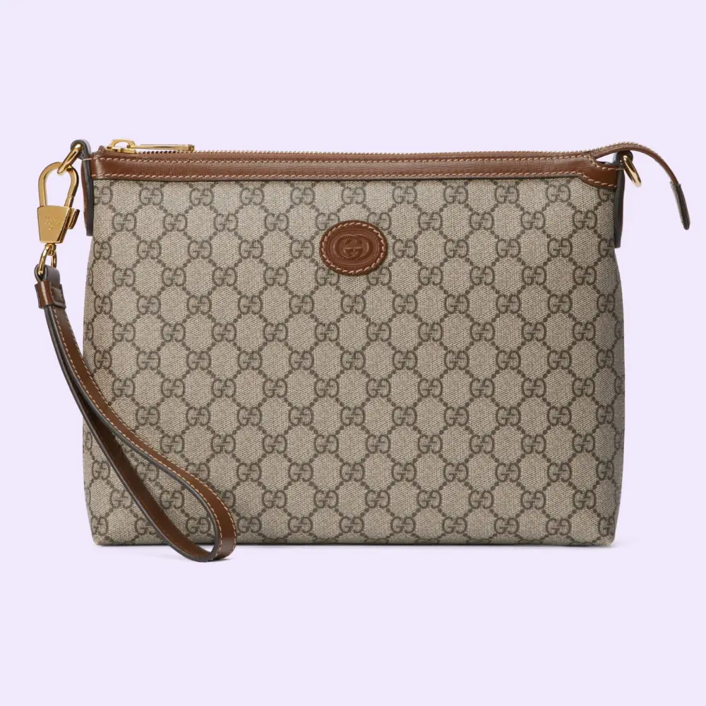 Alternative view of Túi Gucci Messenger Bag With Interlocking G 'Ebony' 726833-92THG-8563