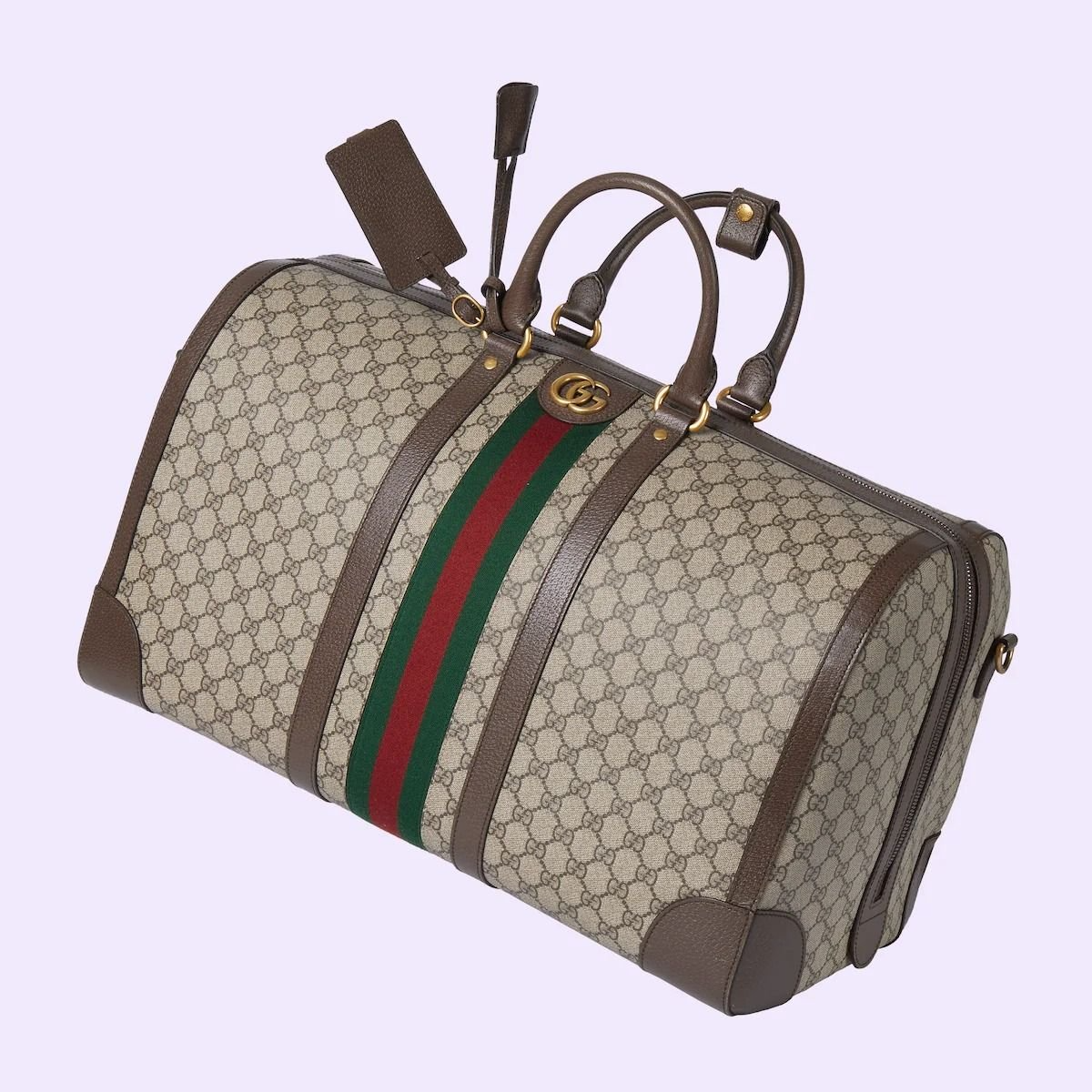 Túi Gucci Savoy Large Duffle Bag 'Beige Ebony' 724612-9C2ST-8746 - Ảnh 7