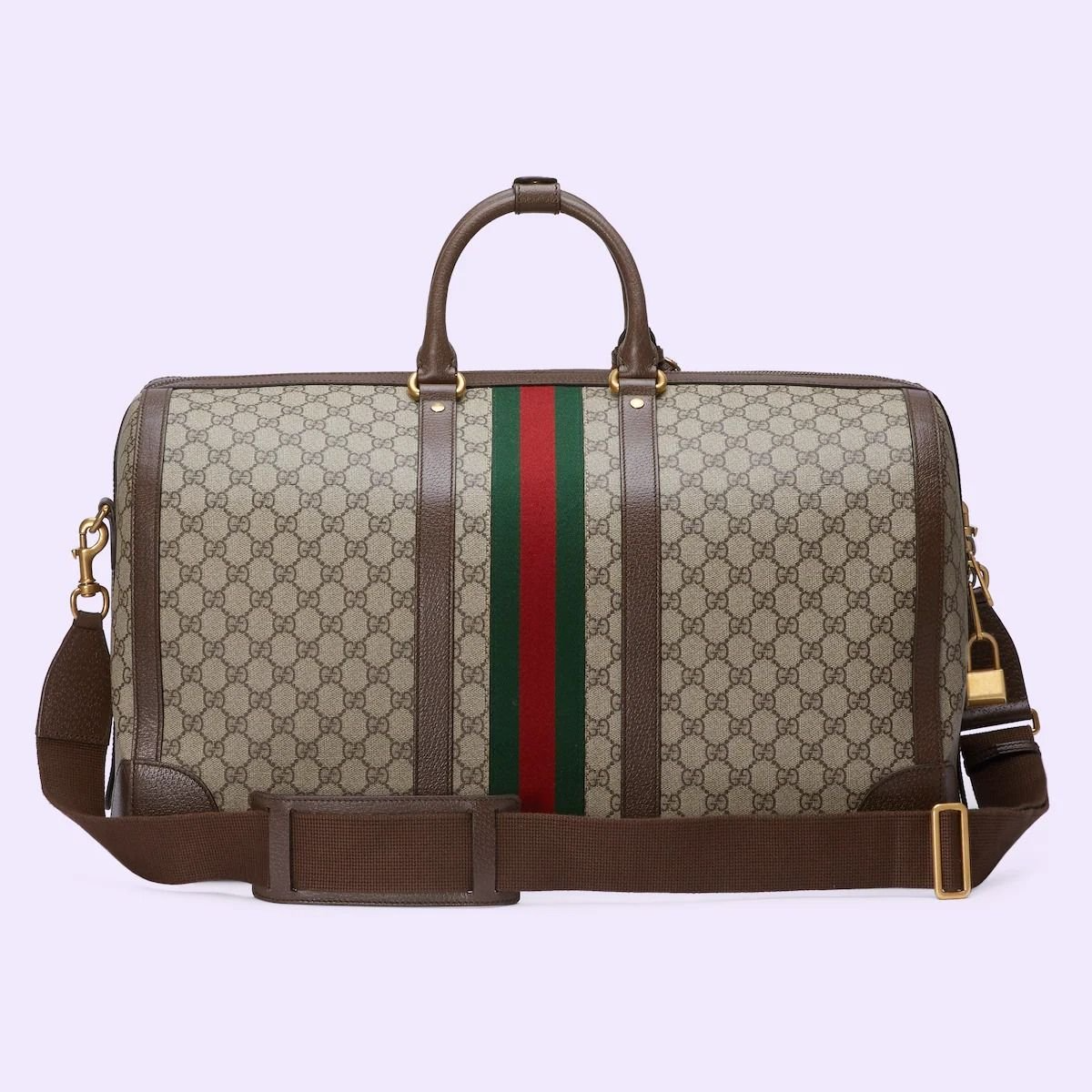 Túi Gucci Savoy Large Duffle Bag 'Beige Ebony' 724612-9C2ST-8746 - Ảnh 6