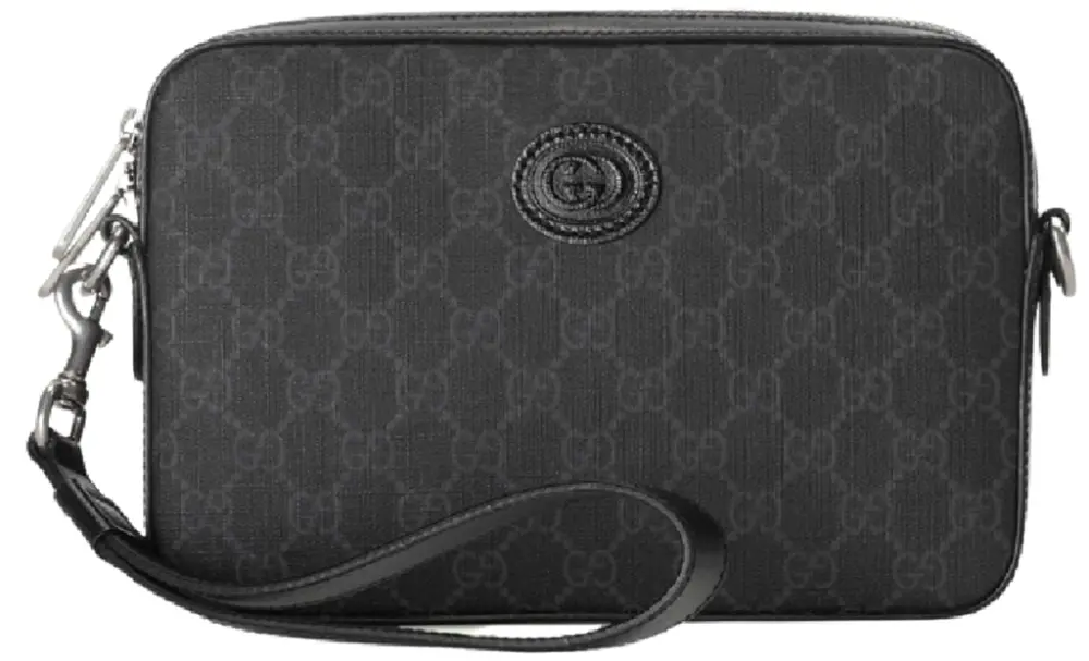 Túi Gucci Shoulder Bag With Interlocking G 'Black' 703468-92THF-1000