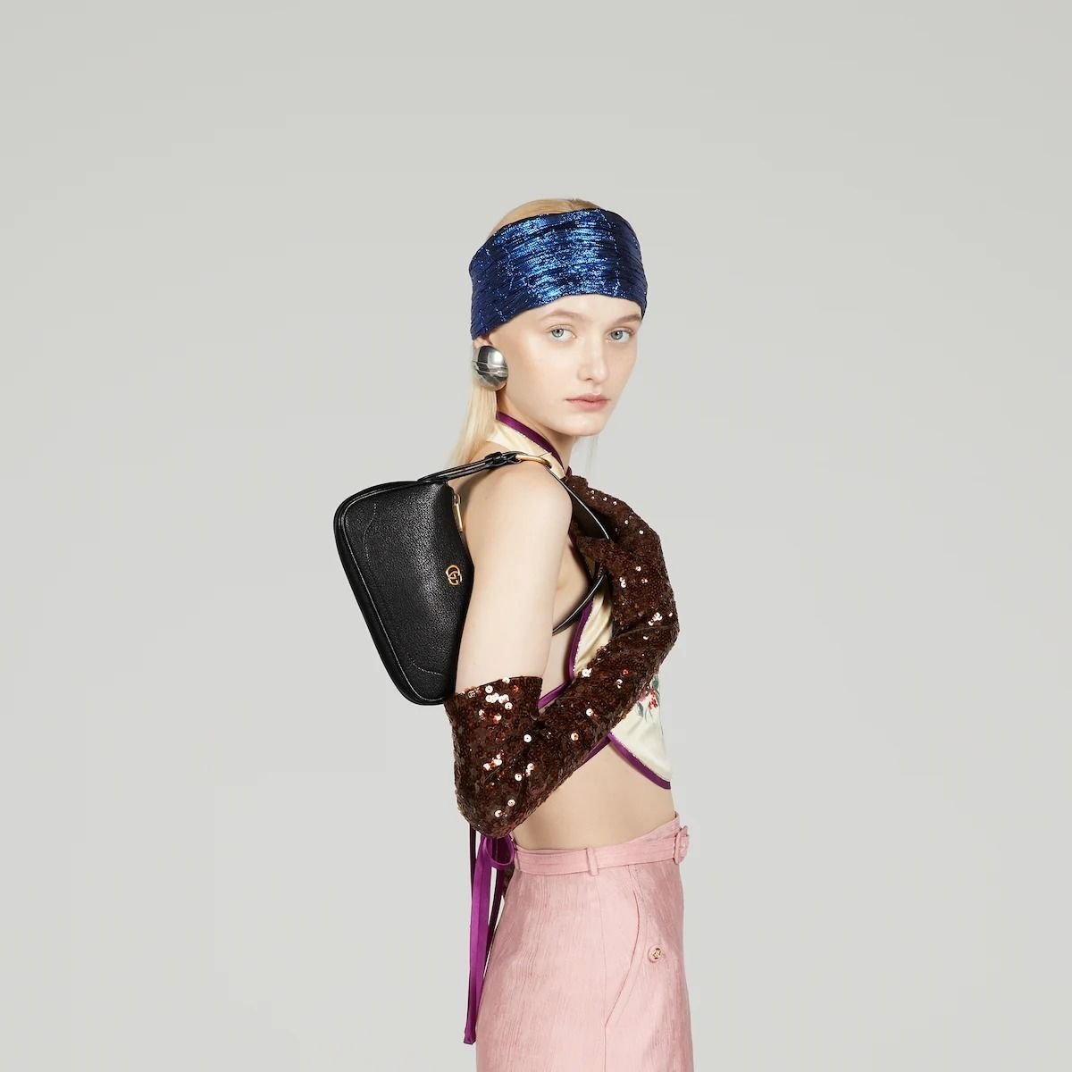 Túi Gucci Aphrodite Mini Shoulder Bag 'Black' 739076-AAA9F-1000 - Ảnh 5