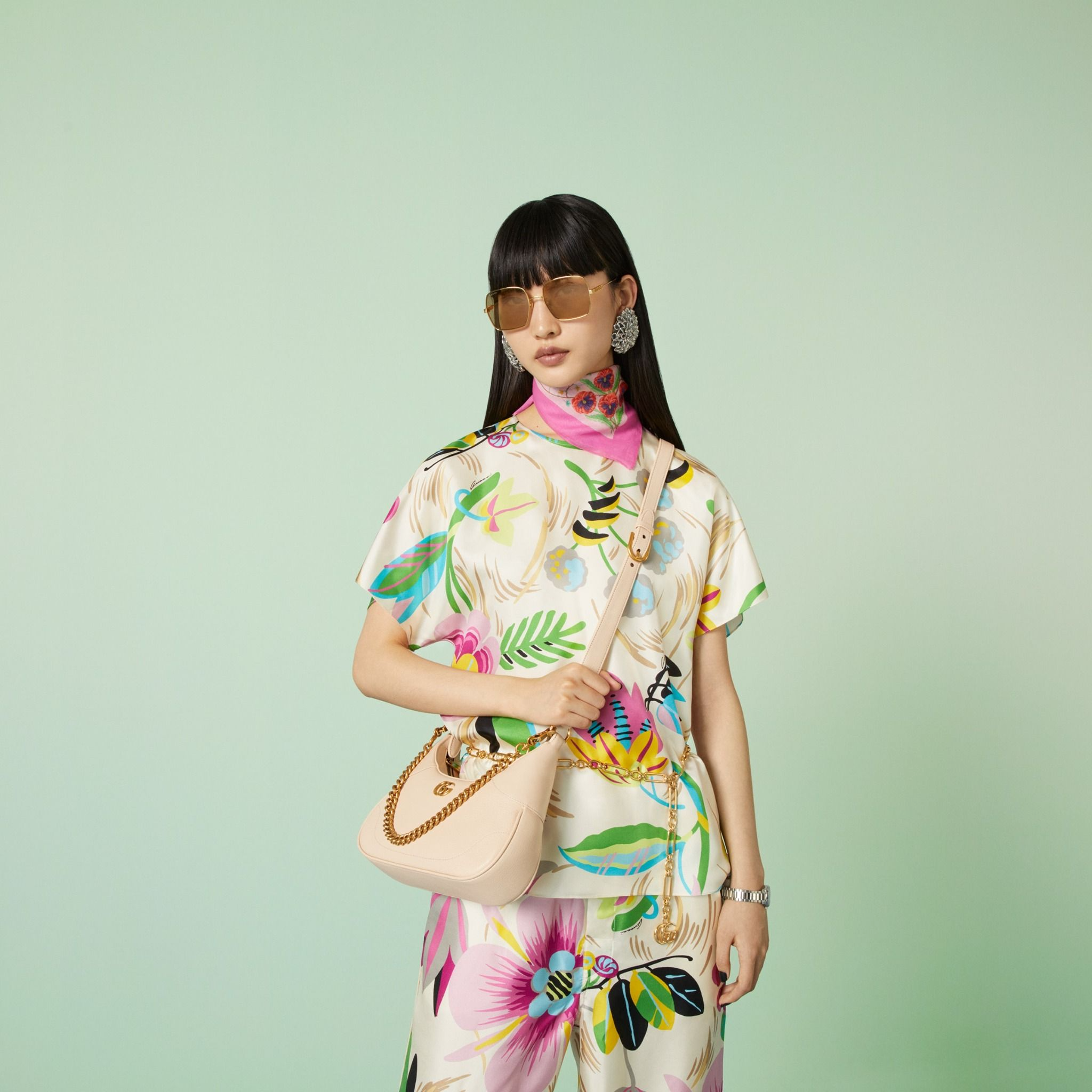 Túi Gucci Aphrodite Small Shoulder Bag 'Ivory' 731817-AAA9F-9004 - Ảnh 7