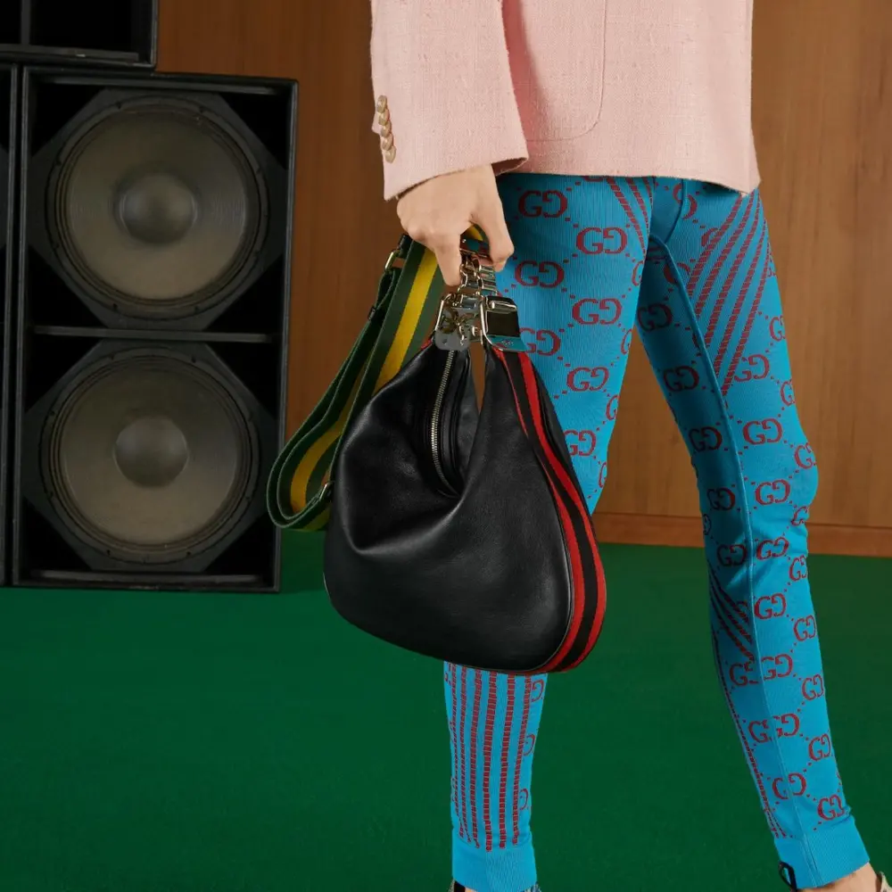 Túi Gucci Attache Large Shoulder Bag 'Black' 702823-UXWBG-1037 - Ảnh 7