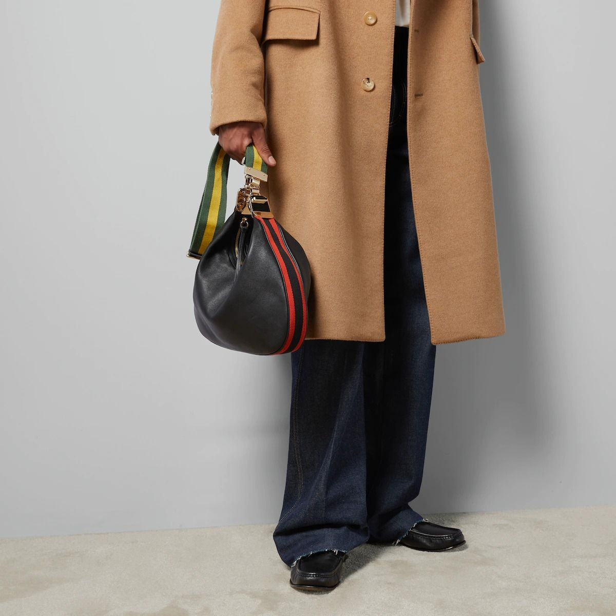 Túi Gucci Attache Large Shoulder Bag 'Black' 702823-UXWBG-1037 - Ảnh 6