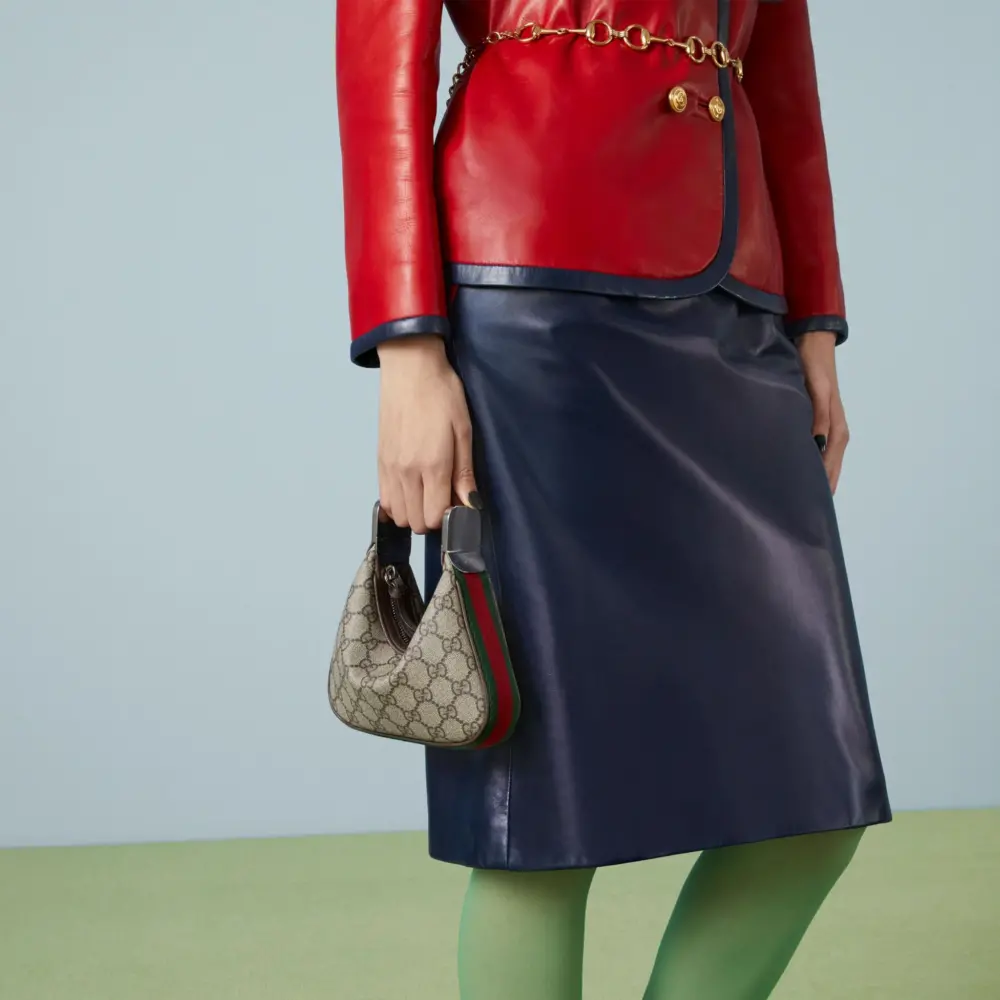 Túi Gucci Attache Mini Bag 'Beige Ebony' 746003-FABZ1-8345 - Ảnh 8